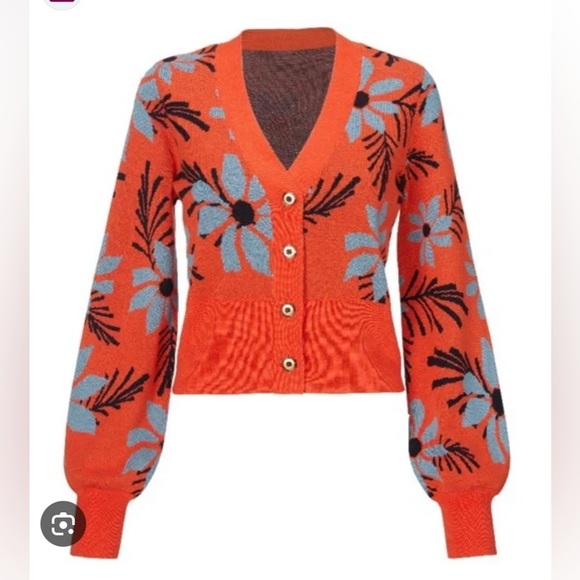 CAbi Sweaters - Cabi Multicolor Bloom Cardigan